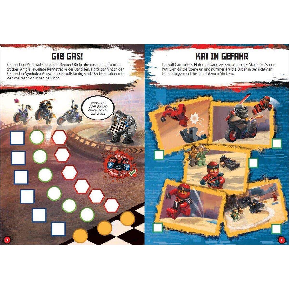 Ameet Verlag LEGO® NINJAGO® – Stickerabenteuer. Coole Ninja-Missionen