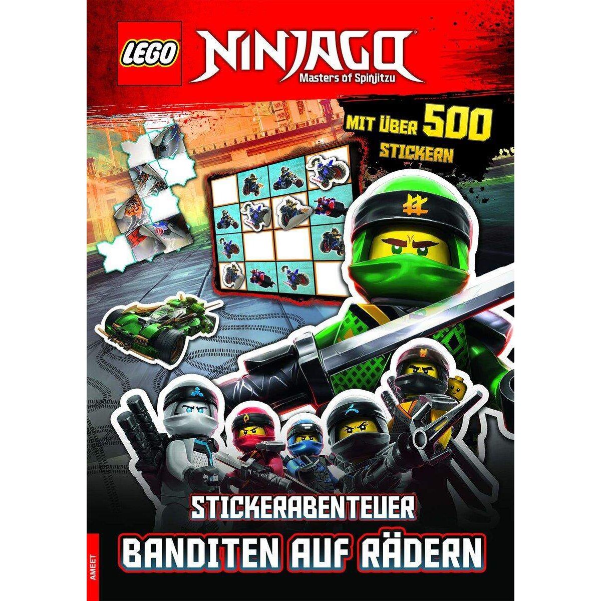 Ameet Verlag LEGO® NINJAGO™ - Stickerabenteuer: Banditen auf Rädern
