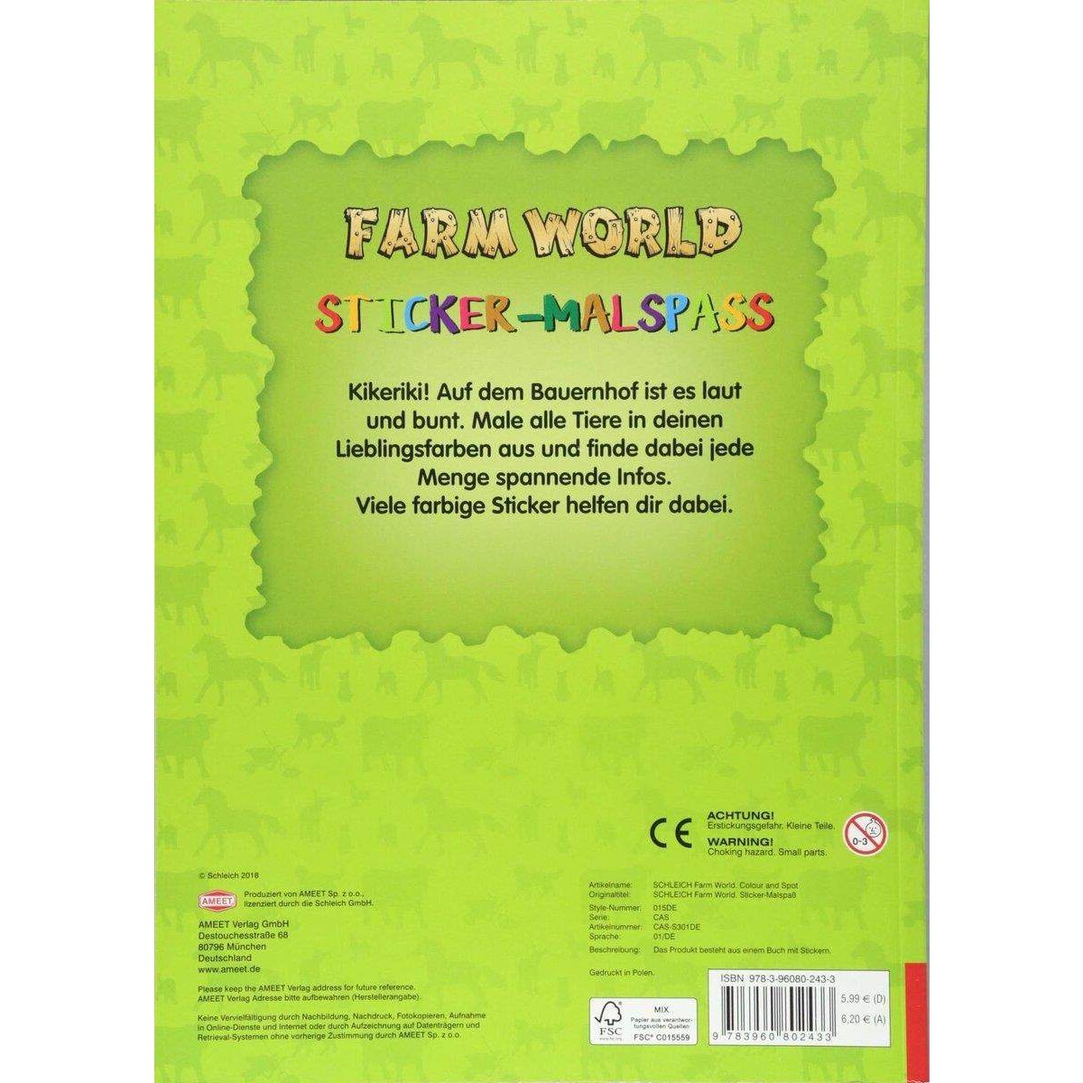 Ameet Verlag Schleich® Farm World - Sticker-Malspass