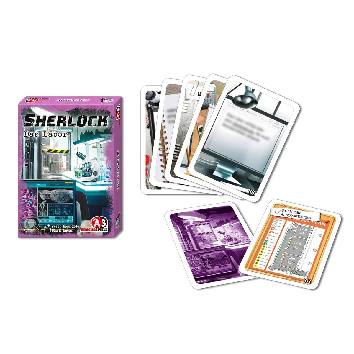 Asmodee Abacusspiele Sherlock - Das Labor