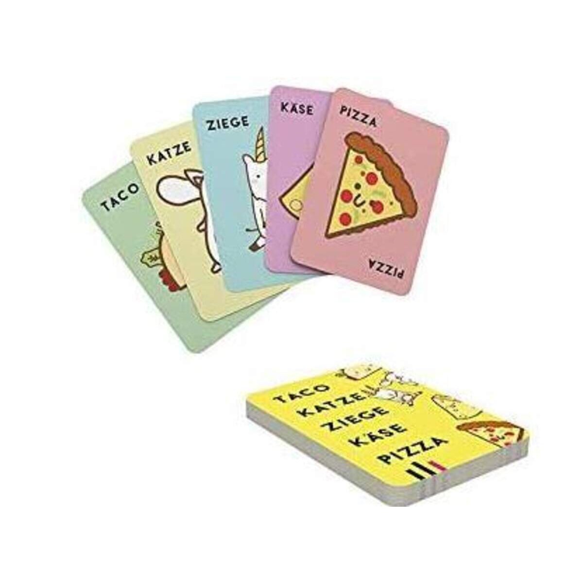Asmodee Blue Orange - Taco Katze Ziege Käse Pizza, Party-Spiel