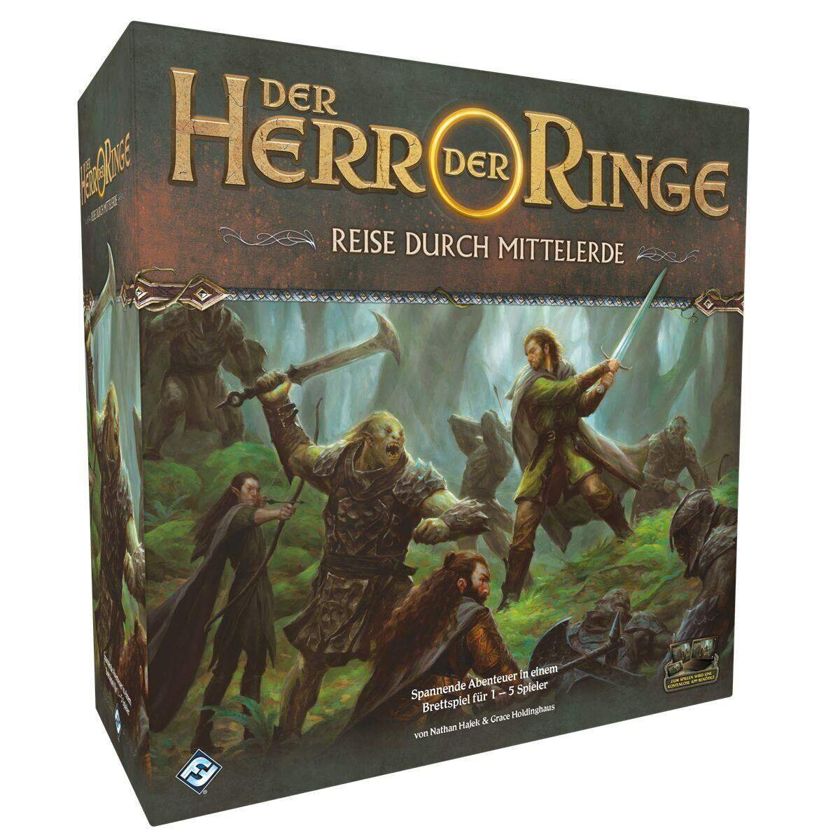 Asmodee Fantasy Flight Games Der Herr der Ringe - Reise durch Mittelerde Grundspiel