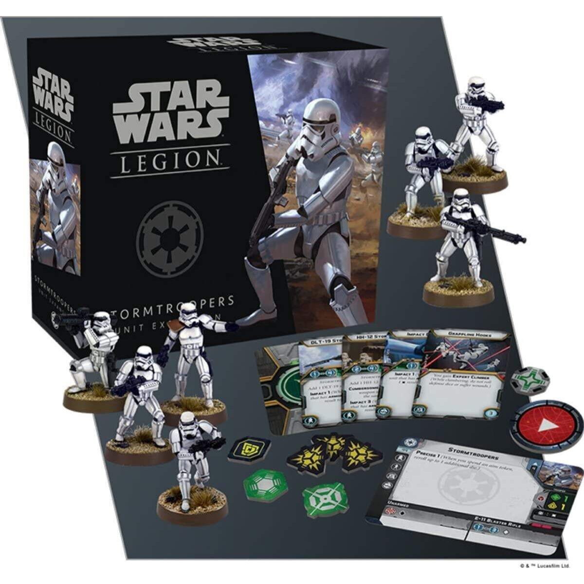 Asmodee Fantasy Flight Games Star Wars Legion Sturmtruppen Einheit-Erweiterung DE/EN