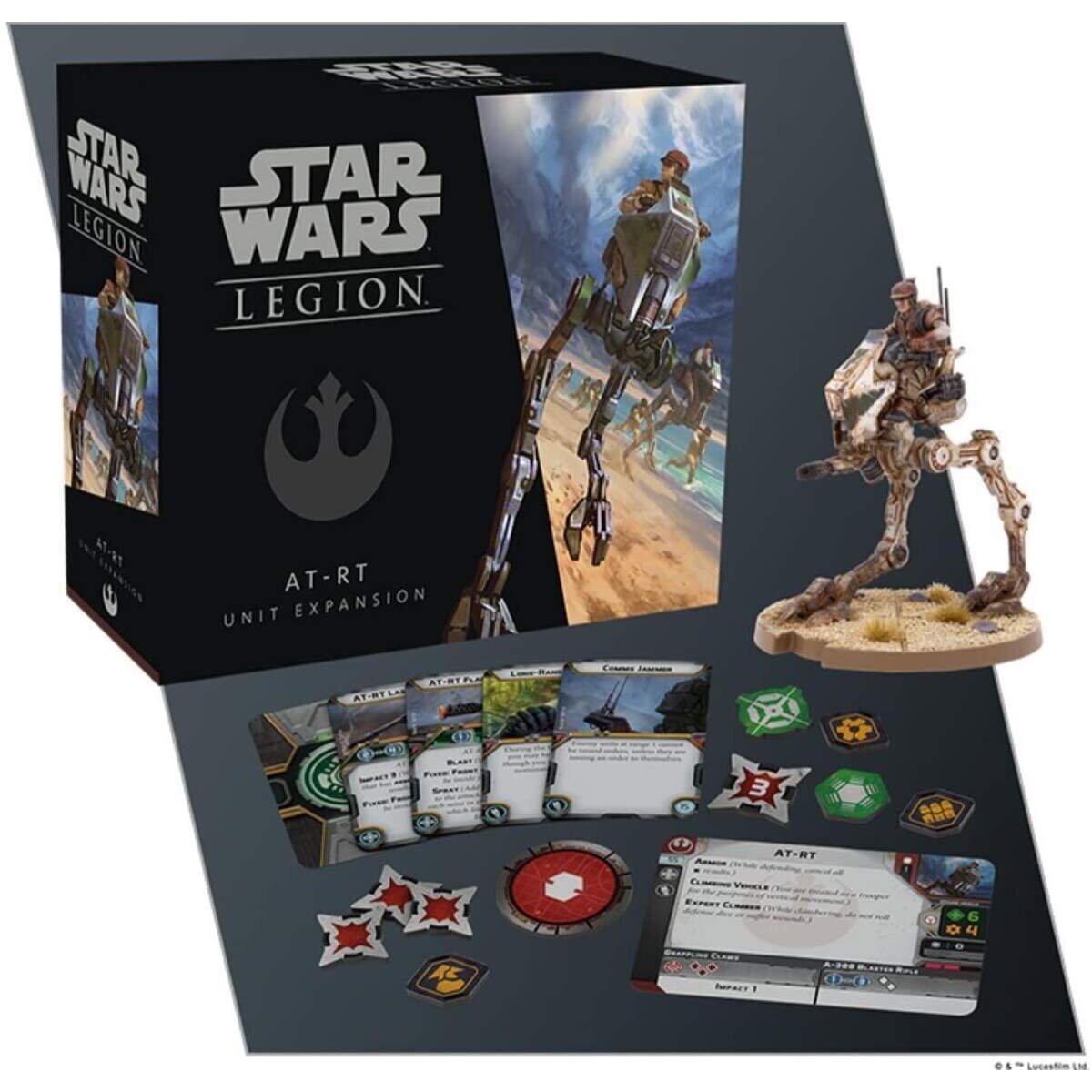 Asmodee Fantasy Flight Games Star Wars Legion AT-RT Einheit-Erweiterung DE/EN