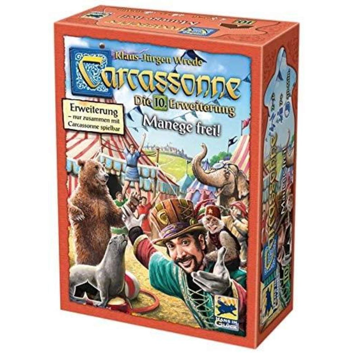 Asmodee Hans im Glück - Carcassonne Manege frei! 10. Erweiterung