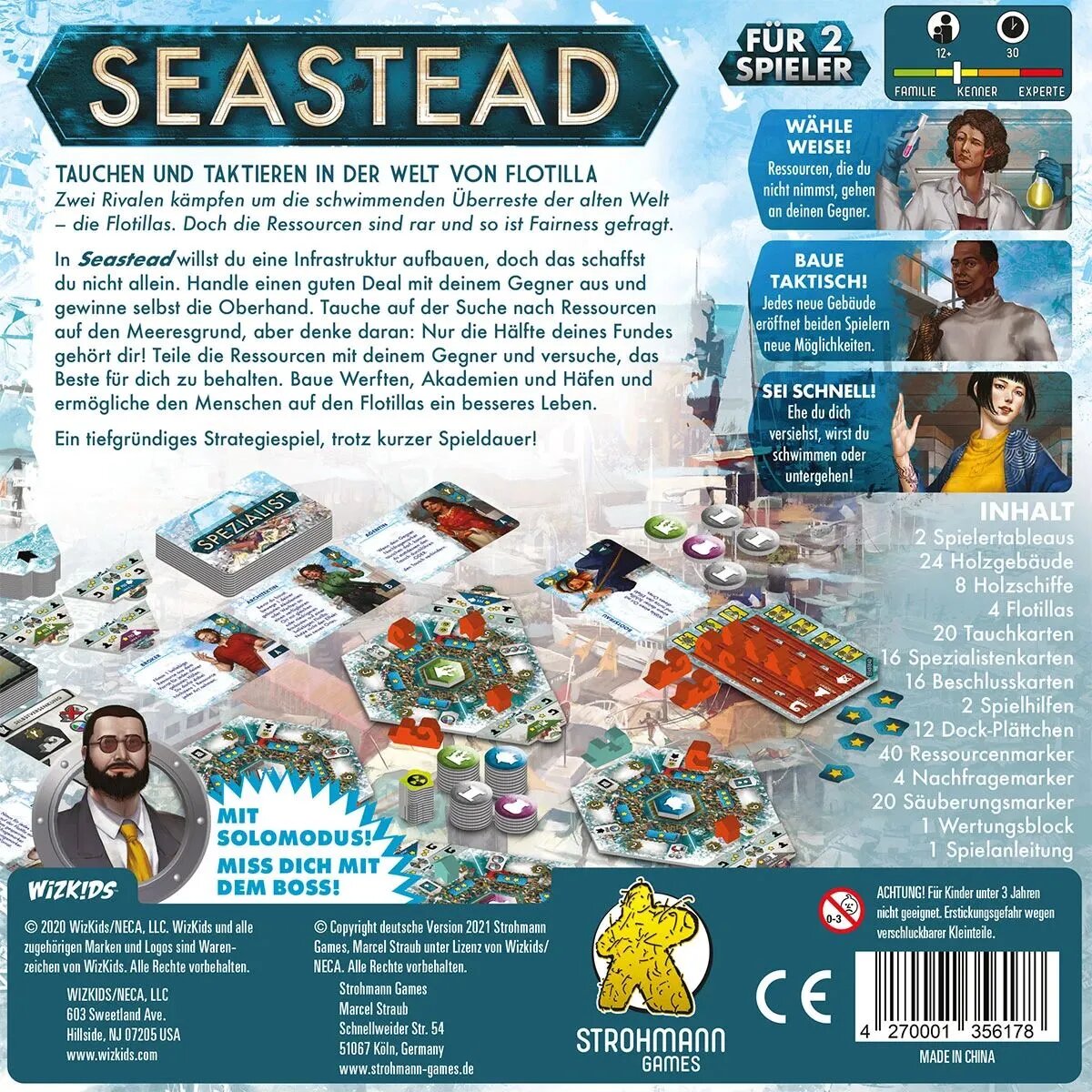 Asmodee Strohmann Games Seastead