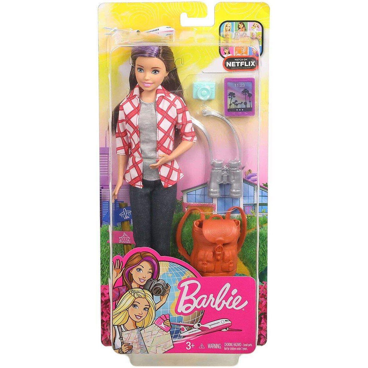 Barbie Dreamhouse Adventures Reise Skipper Puppe mit Zubehör