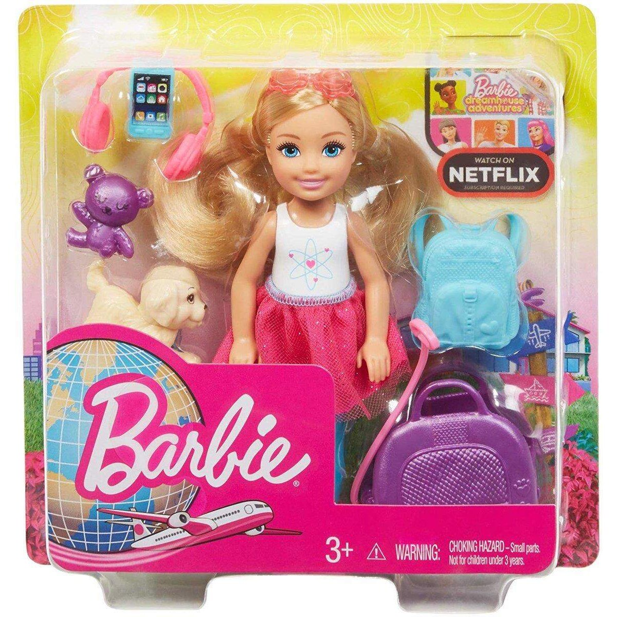 Barbie Travel Chelsea mit Zubehör