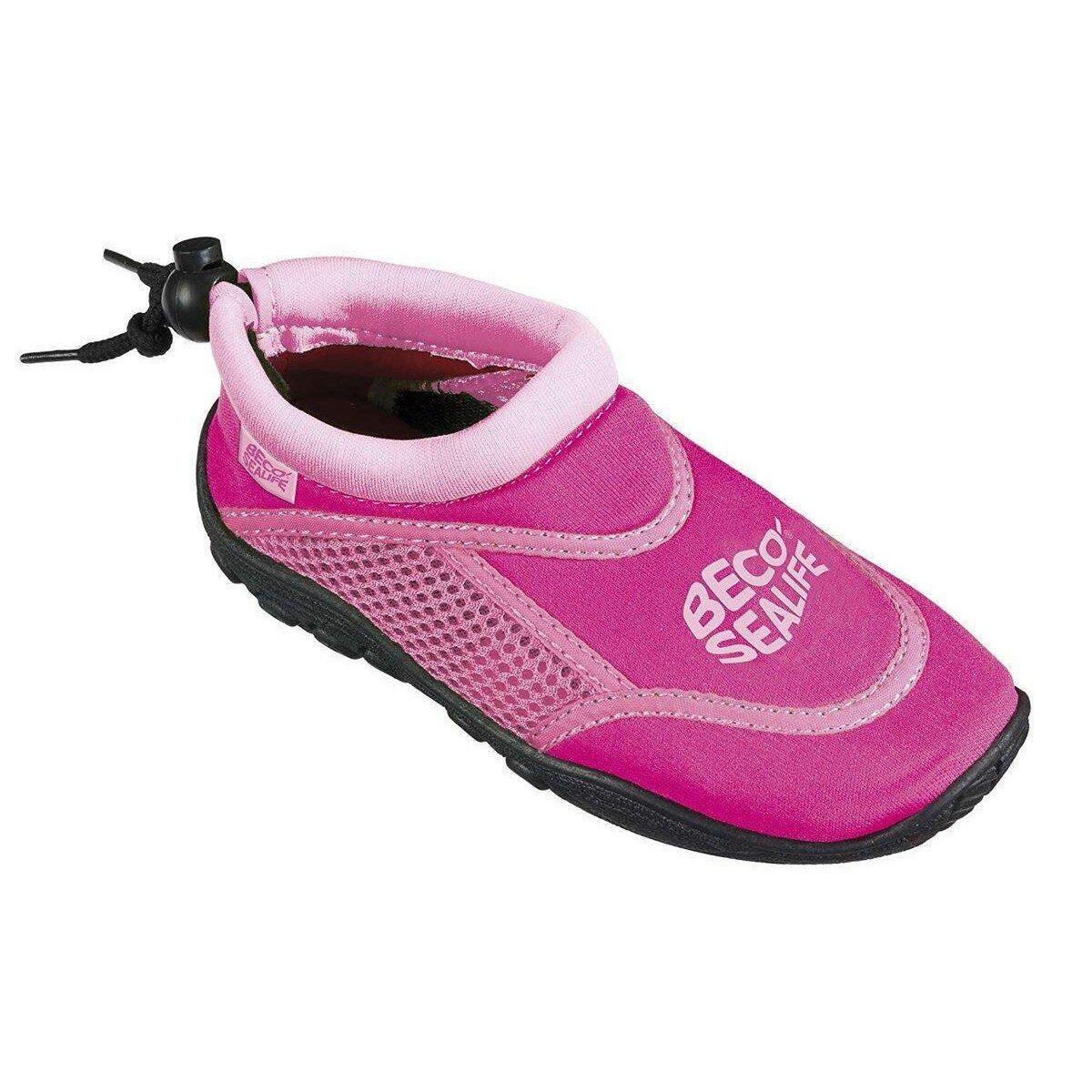 Beco Sealife Bade Schuh pink Gummisohle Gr. 28/29