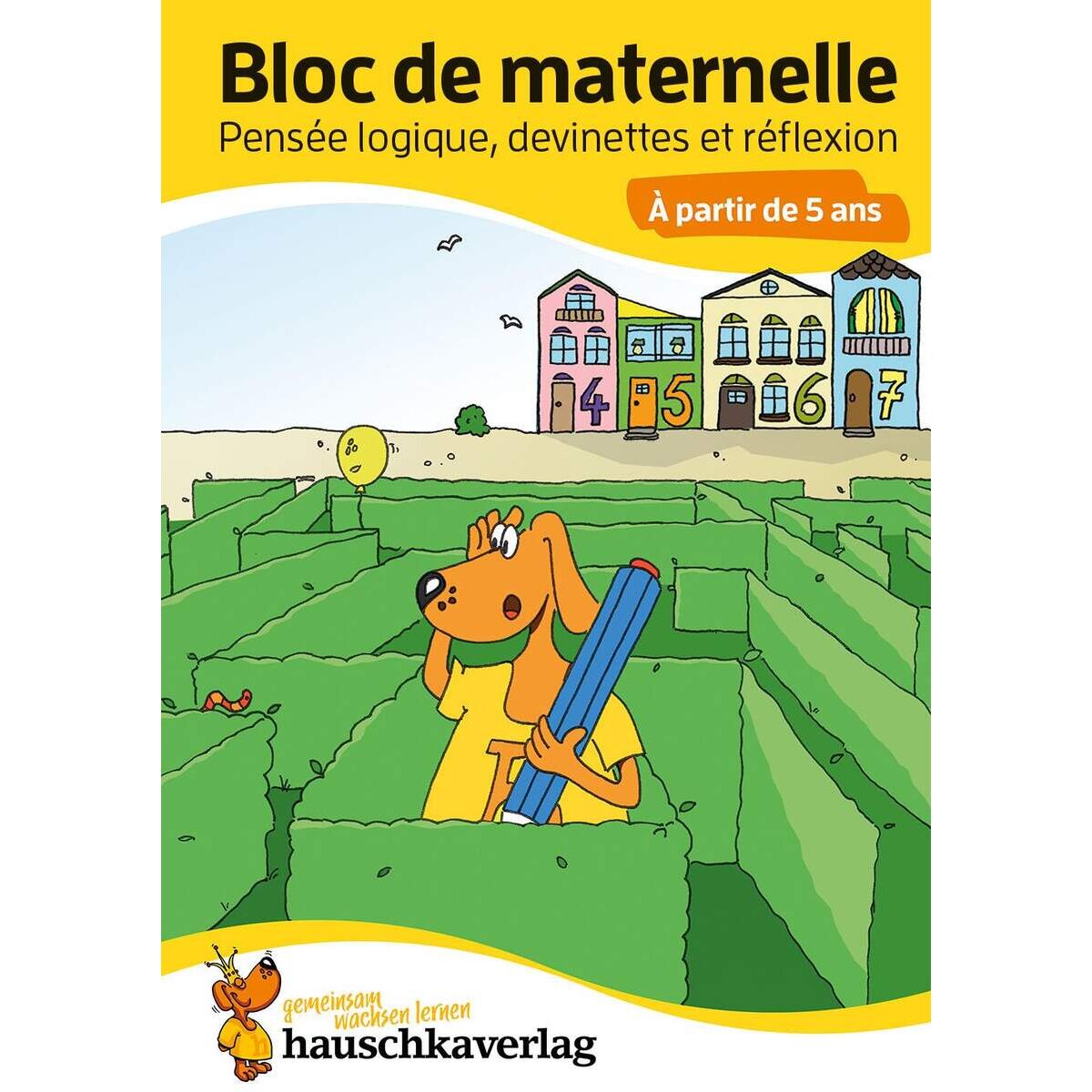 Bloc de maternelle - Pensée logique, devinettes & réflexion À partir de 5 ans, A5-Bloc