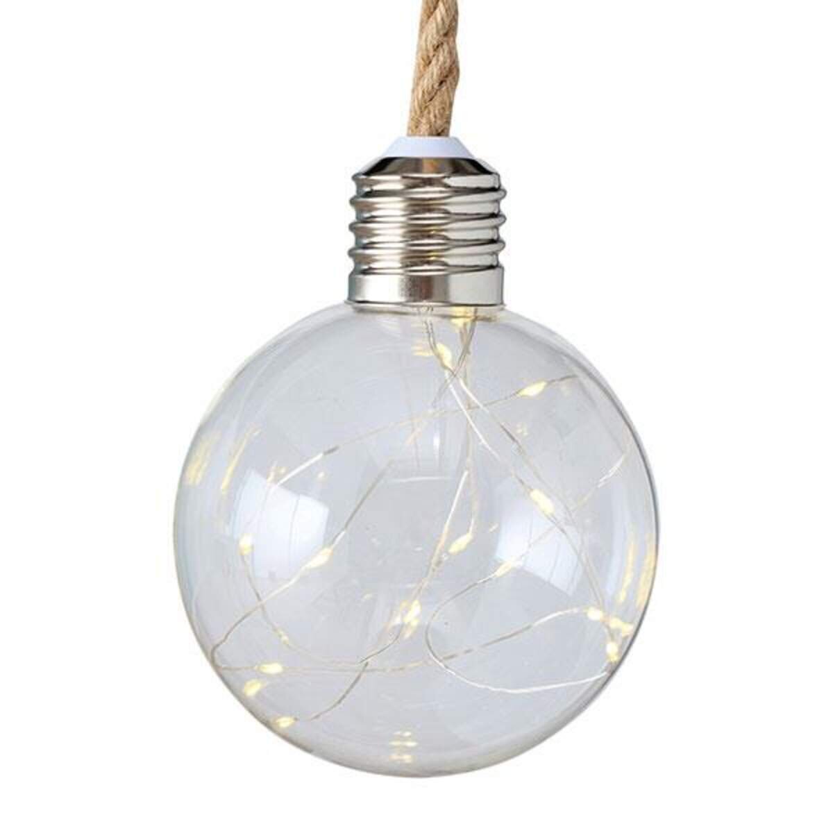 Boltze Dekoanhänger Blinker weiß, 12 cm
