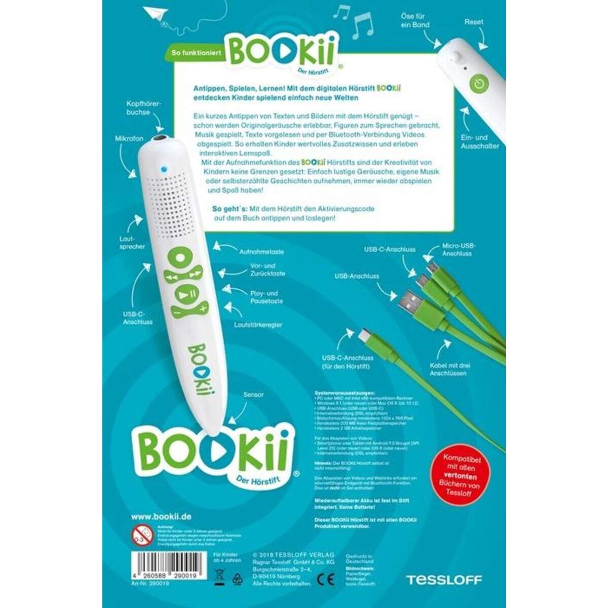 BOOKii® Der Hörstift