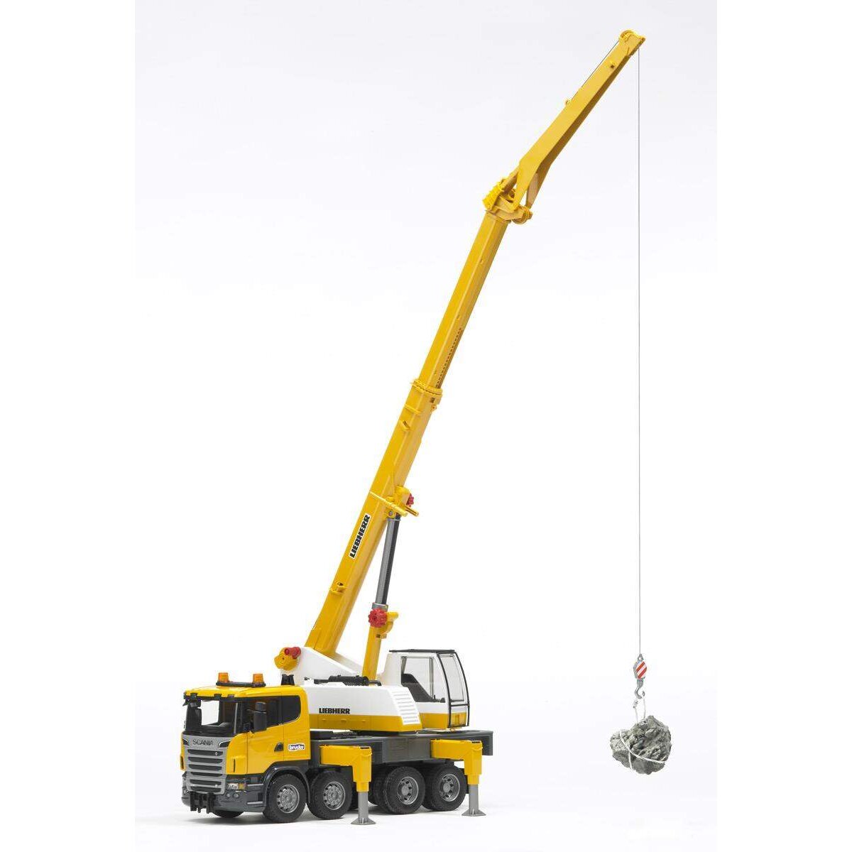 BRUDER® 03570 Scania R-Serie Liebherr Kran- LKW mit Light & Sound Modul