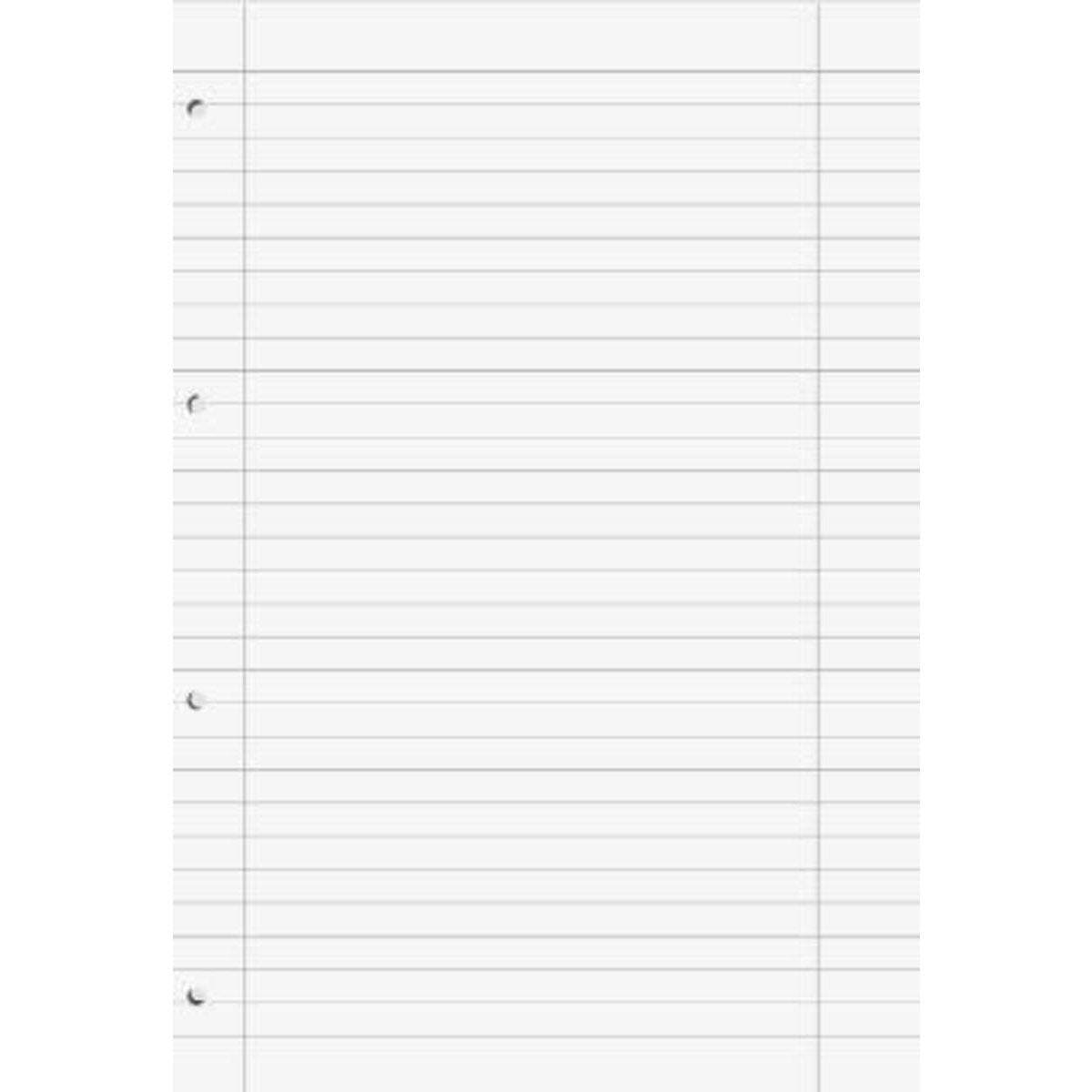 BRUNNEN Collegeblock Student A4, 80 Blatt, gelocht, Lineatur 27