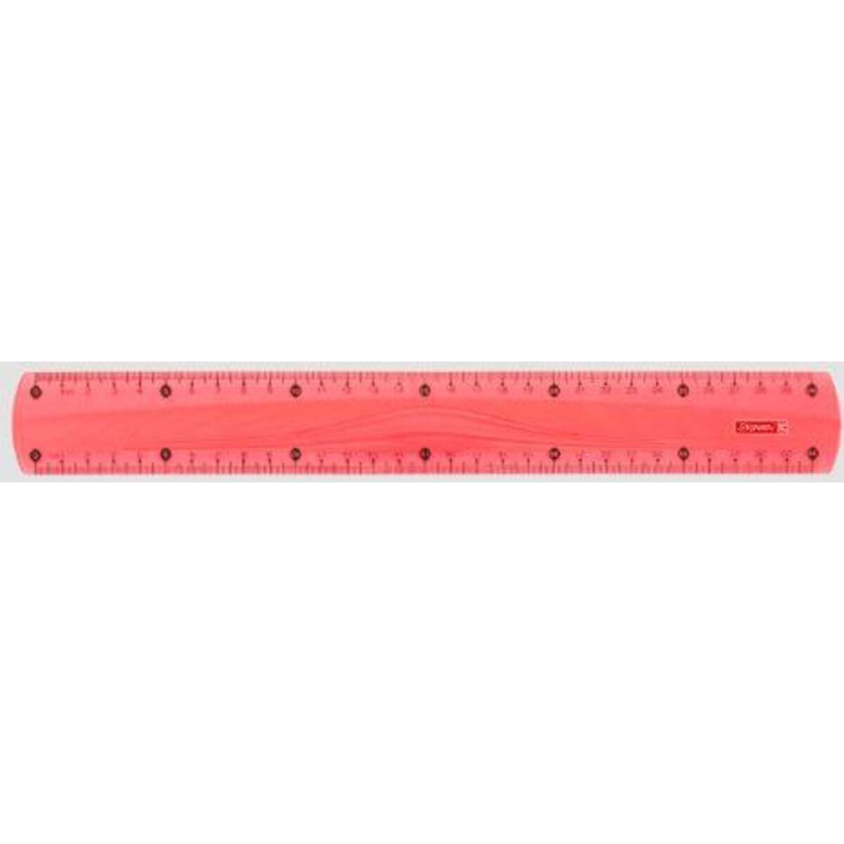 BRUNNEN Lineal Neon 30 cm neonrot