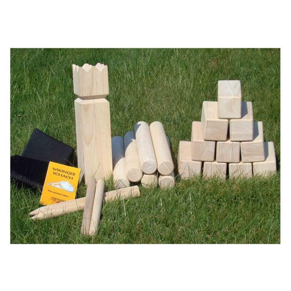 Carromco Wikinger Schach Basic, Birkenholz
