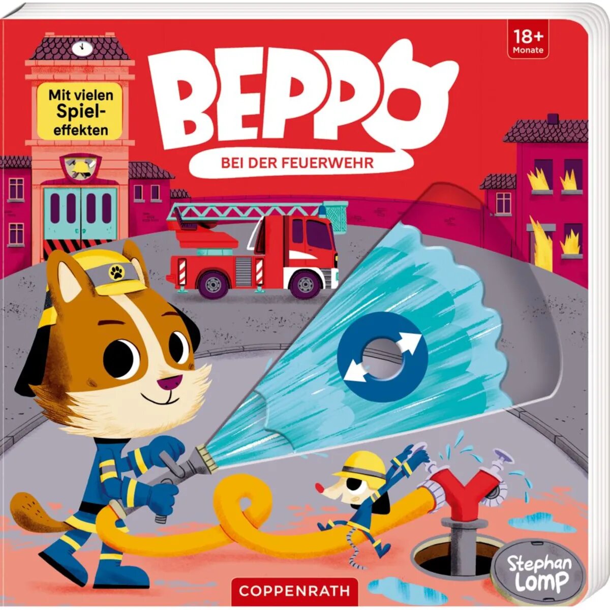 Coppenrath Verlag Beppo bei der Feuerwehr, mit vielen Spieleffekten