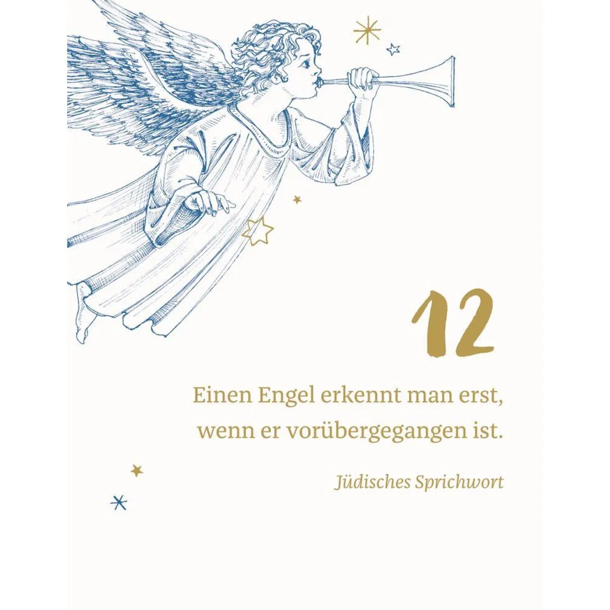 Coppenrath Verlag Der kl. Adventsbegleiter Engel, Aufstell-Adventskalender