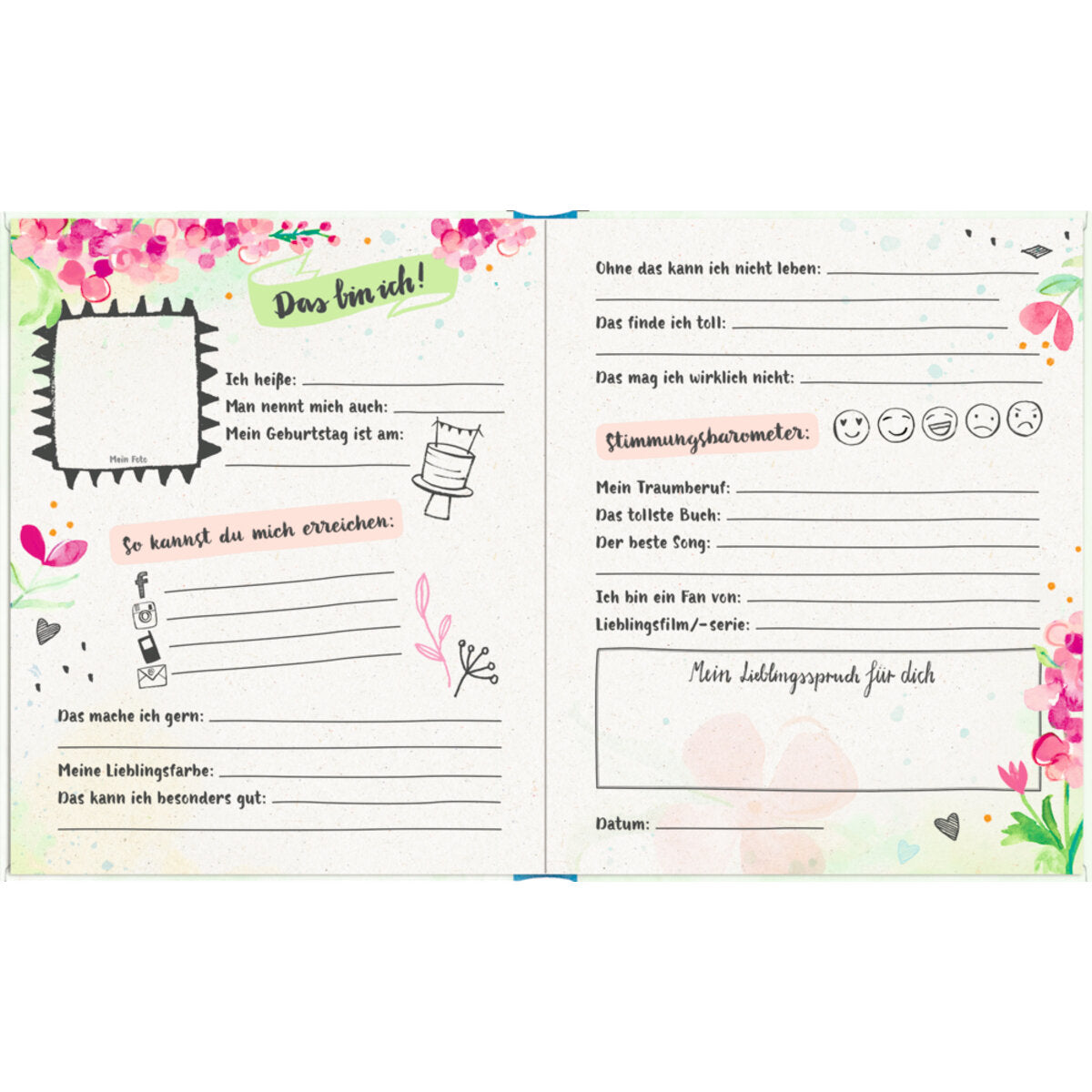 Coppenrath Verlag Freundebuch: Handlettering - Best friends