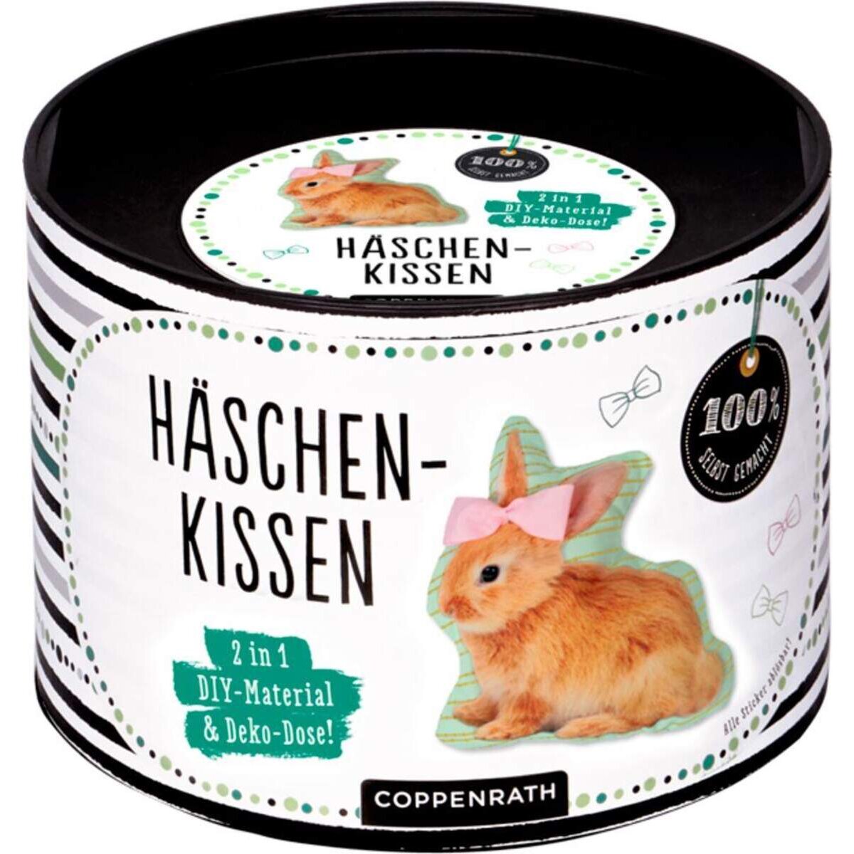 Coppenrath Verlag Häschen-Kissen - DIY-Material & Deko-Dose (100% selbst gem.)