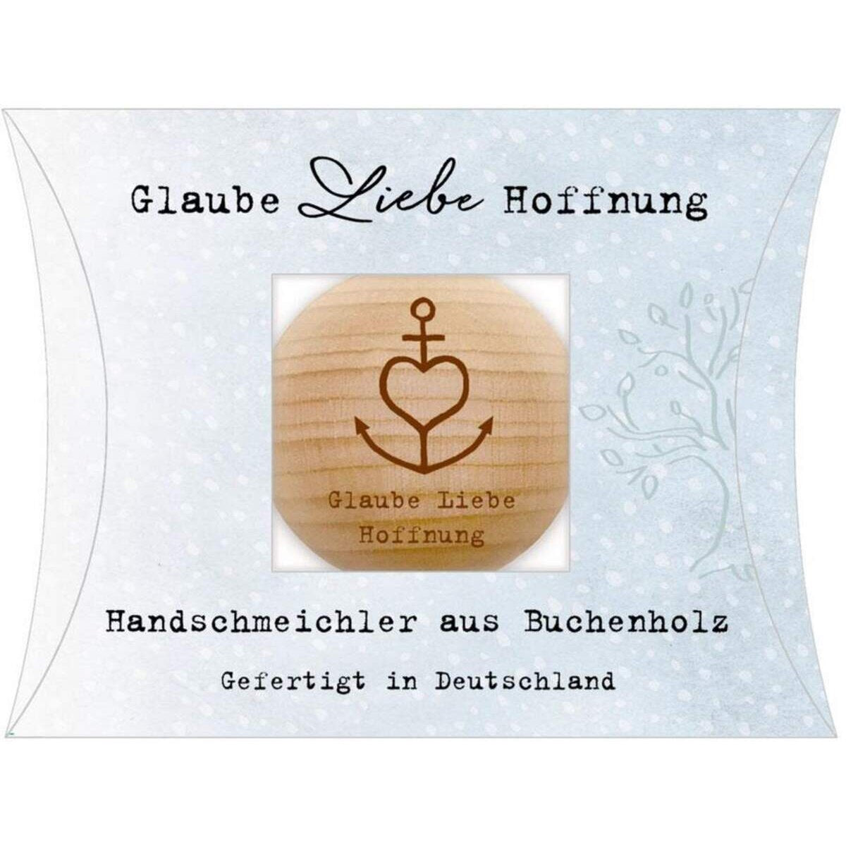 Coppenrath Verlag Holz-Handschmeichler - Glaube, Liebe, Hoffnung