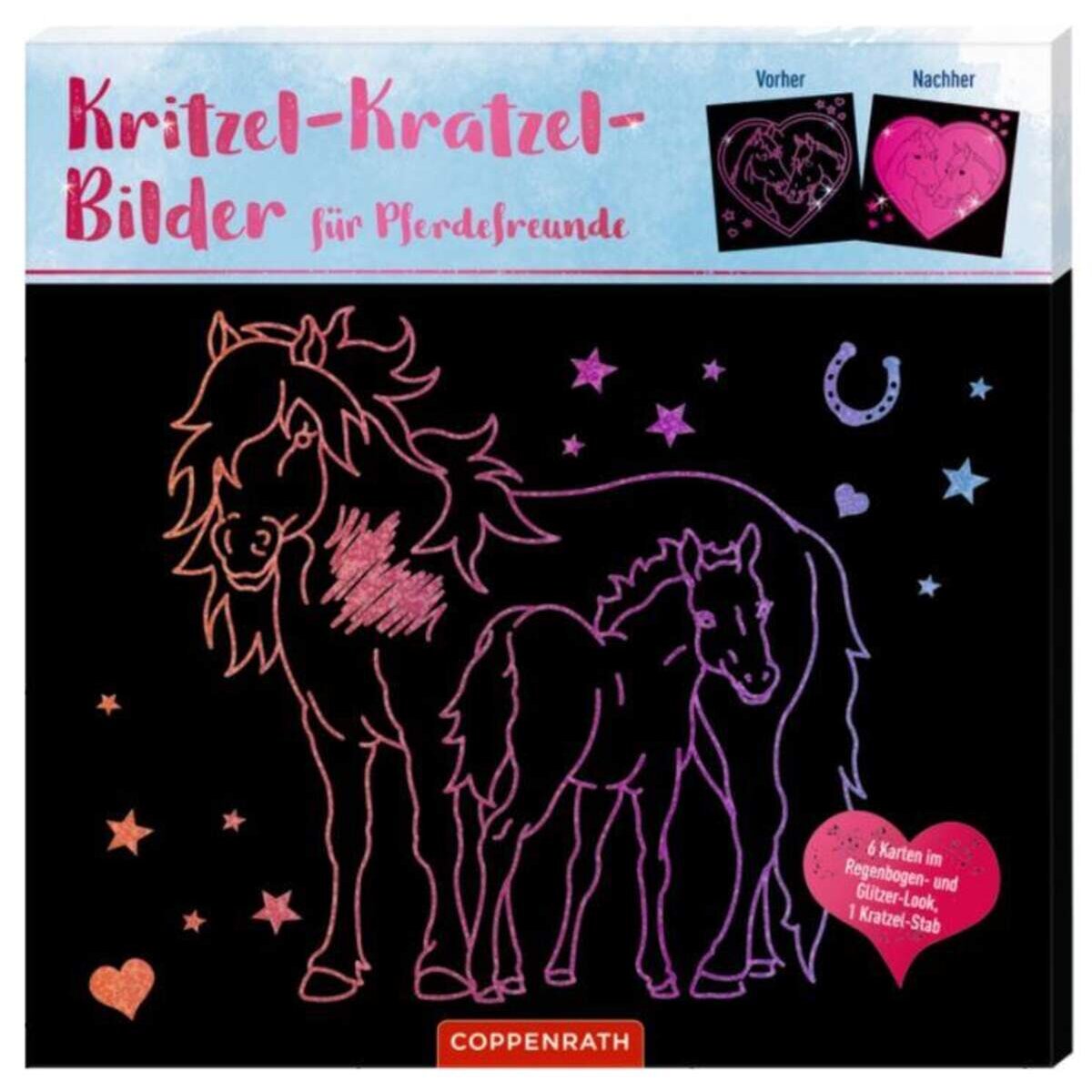 Coppenrath Verlag Kritzel-Kratzel-Bilder für Pferdefreunde