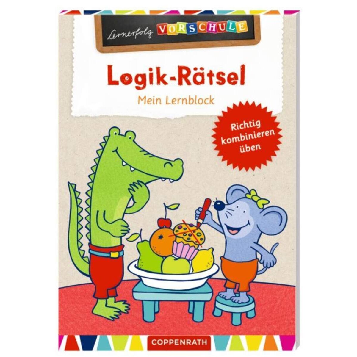Coppenrath Verlag Lernerfolg Vorschule Logik-Rätsel - Mein Lernblock