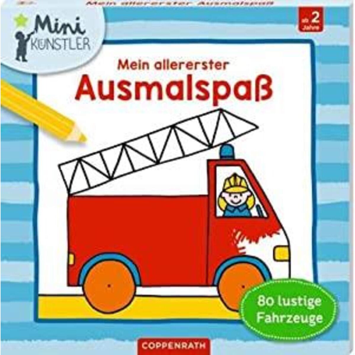 Coppenrath Verlag Mein aller. Ausmalspaß: 80 lustige Fahrzeuge (Mini-Künstler)