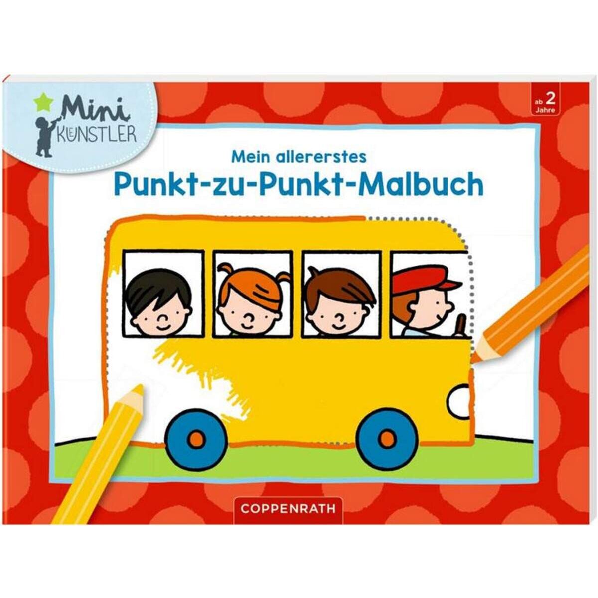 Coppenrath Verlag Mein allererstes Punkt-zu-Punkt-Malbuch (Mini-Künstler)