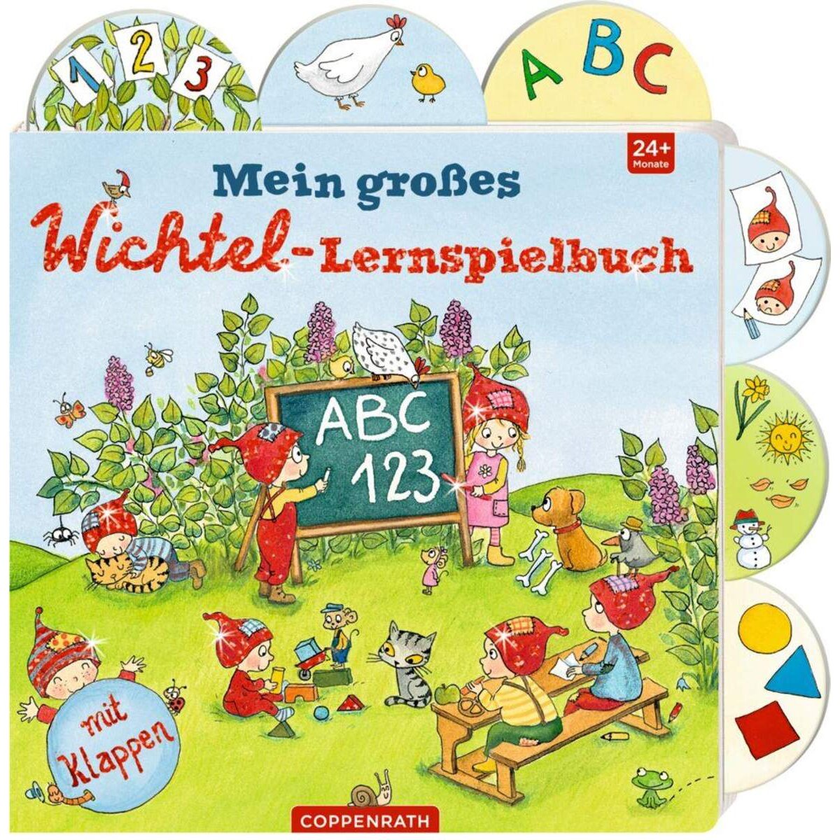 Coppenrath Verlag Mein großes Wichtel-Lernspielbuch (Wimmelbuch)