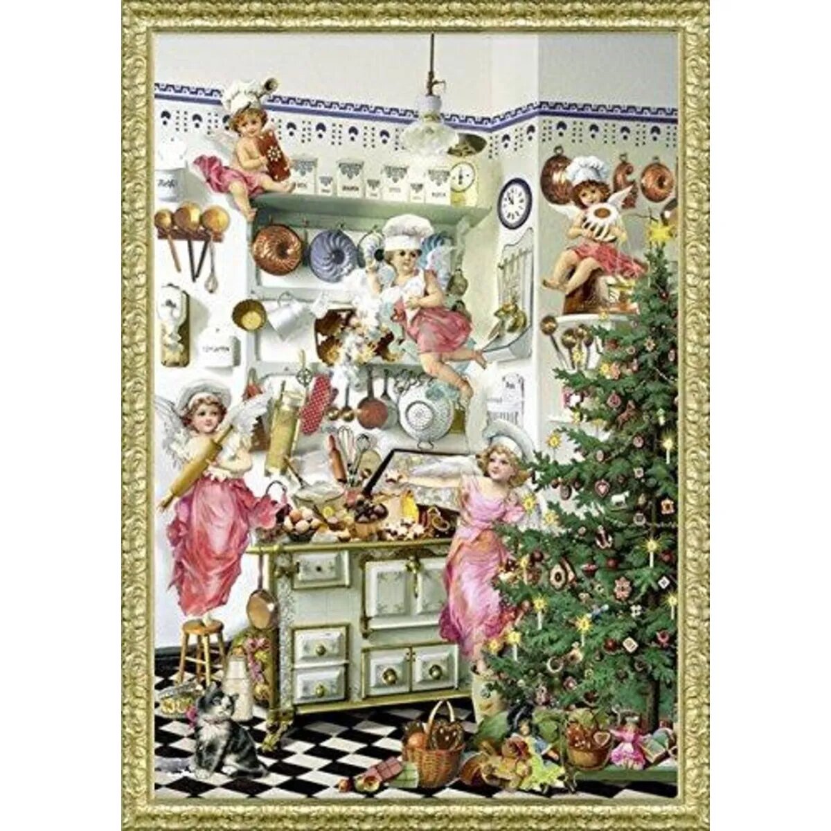 Coppenrath Verlag Nostalgische Adventsküche, Adventskalender A4 (Behr)