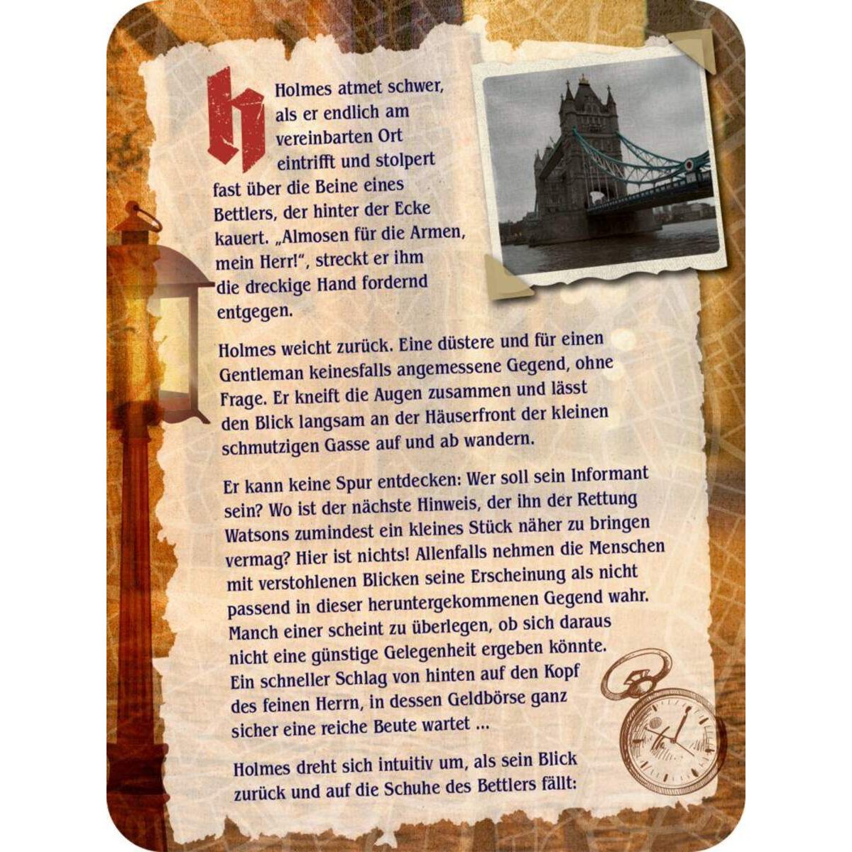 Coppenrath Verlag Sherlock Holmes - ... Jagd durch London, Adv.-Schachtelspiel