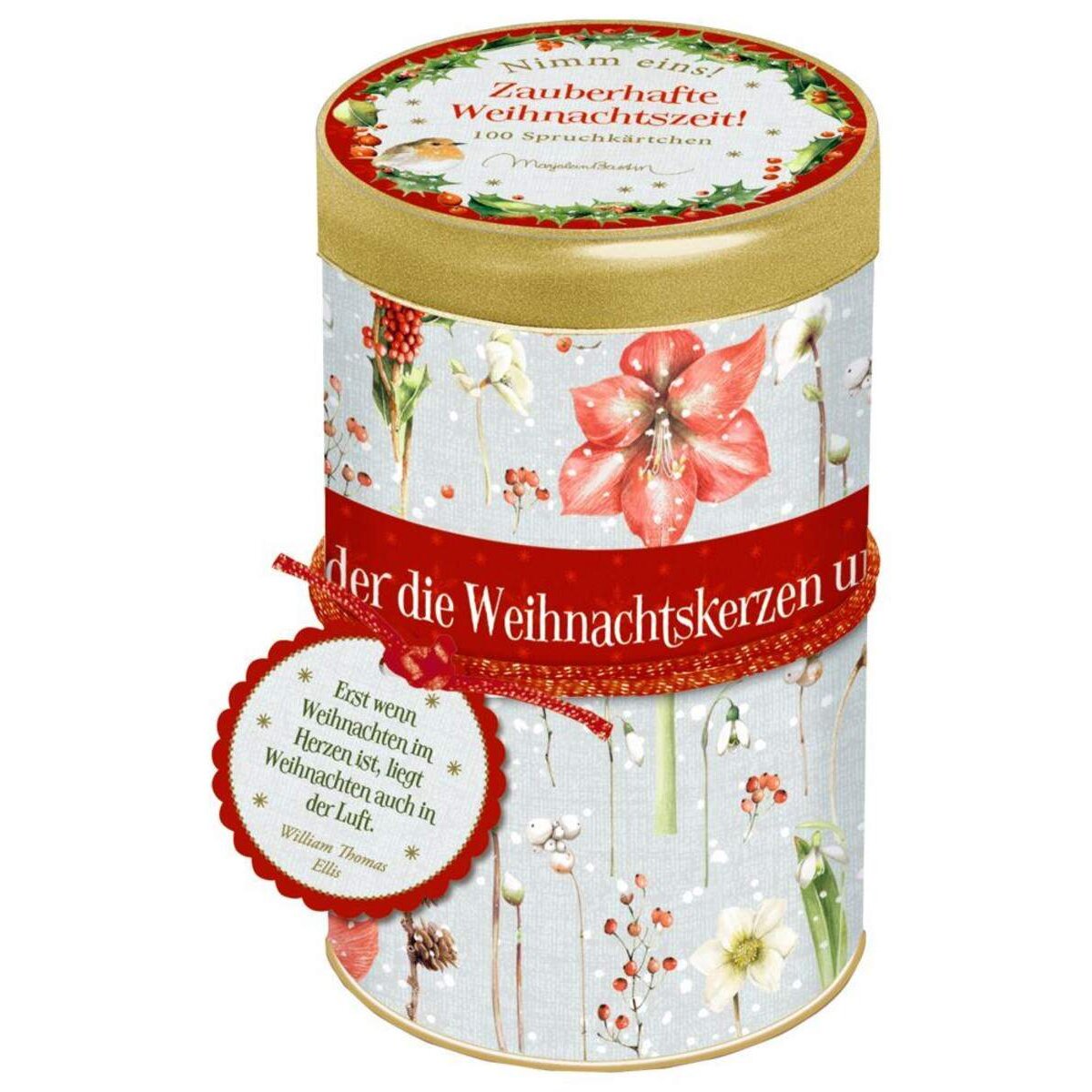 Coppenrath Verlag Sprüchedose Nimm eins! Zauberhafte Weihnachtszeit! (Bastin)