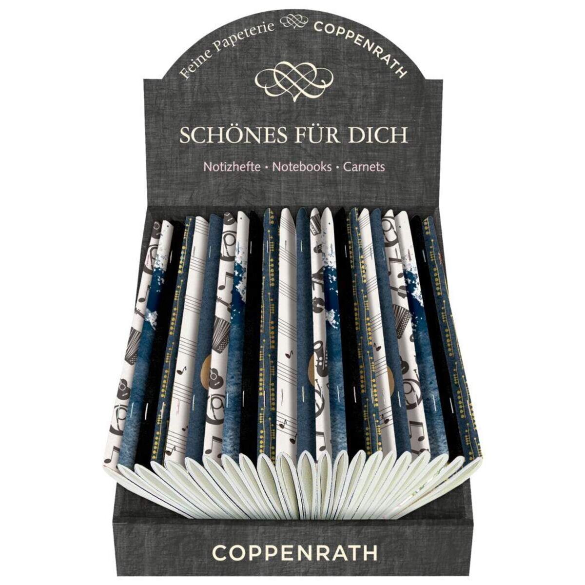 Coppenrath Verlag TA Notizhefte DIN A5 "All about music" (24 Ex. sort.)