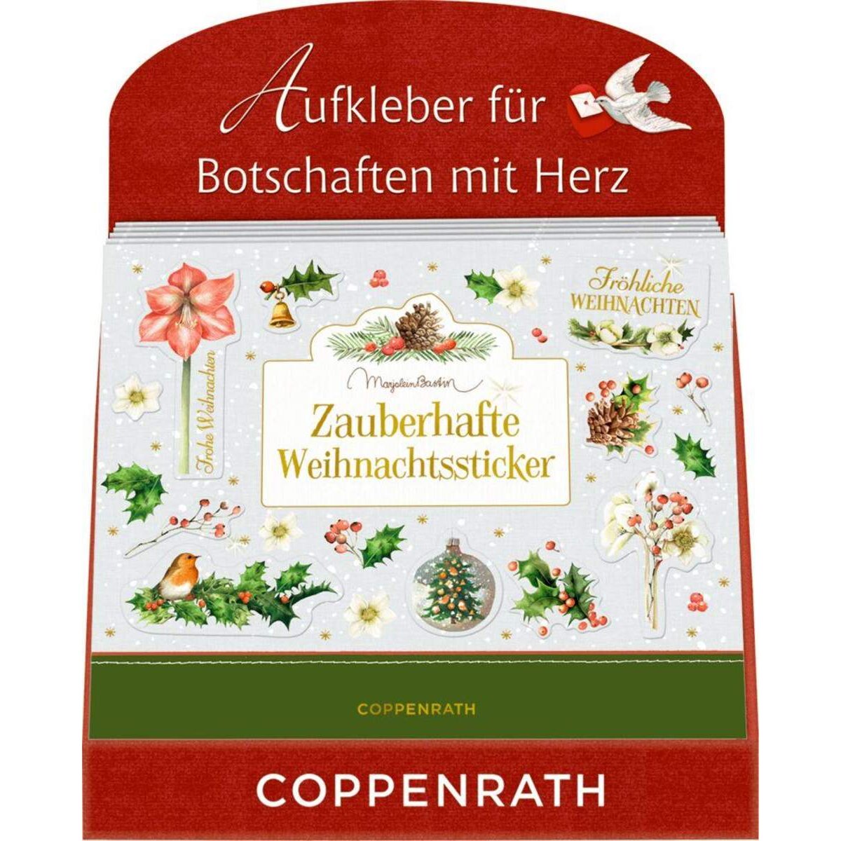 Coppenrath Verlag TA Stickerbuch "Zauberhafte Weihnachtssticker" (Bastin)