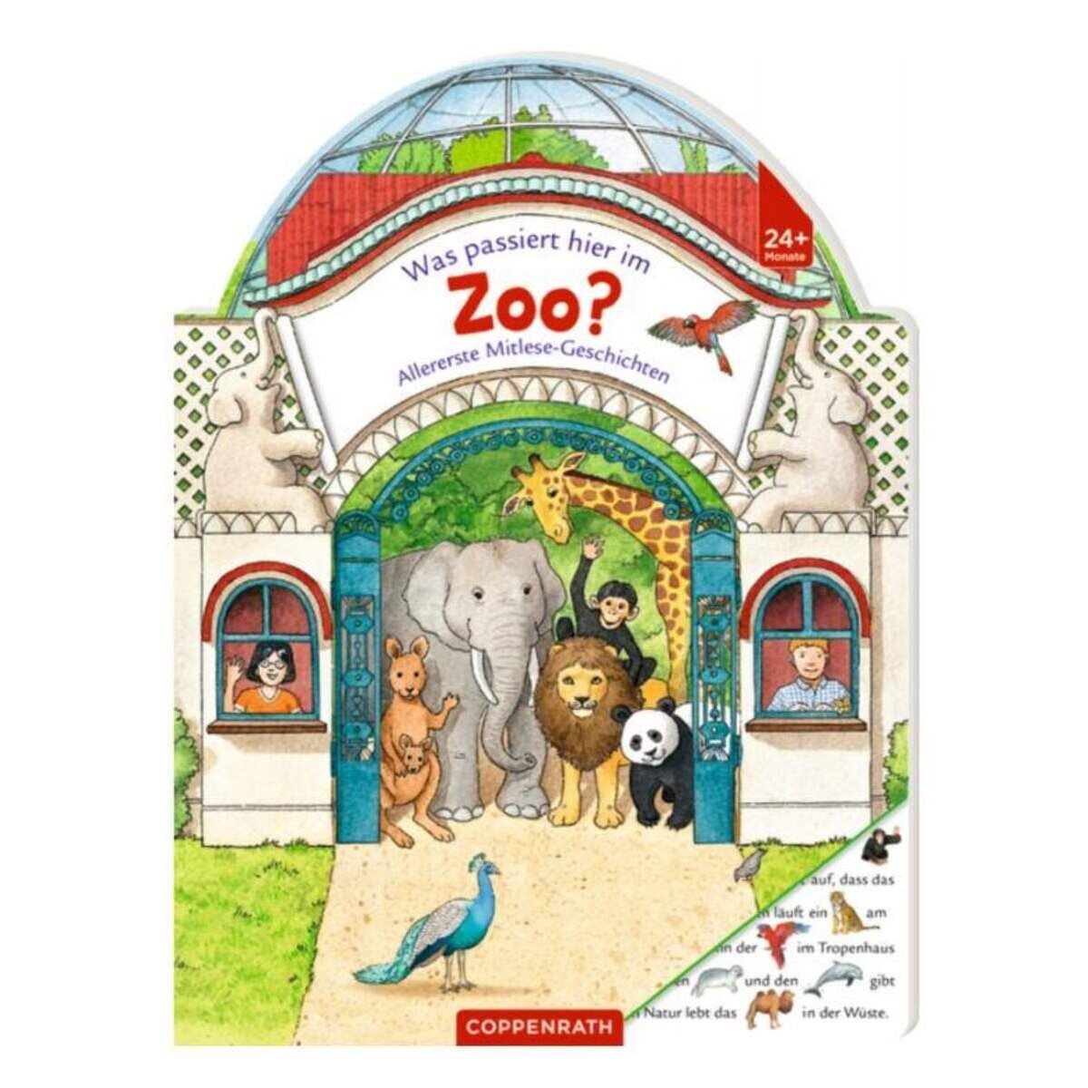 Coppenrath Verlag Was passiert hier im Zoo? Allererste Mitlesegeschichten