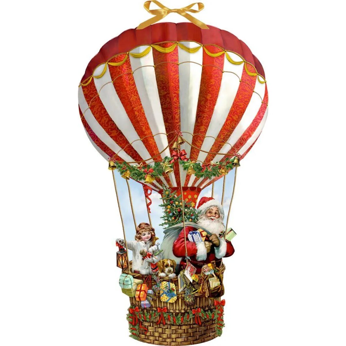 Coppenrath Verlag Weihnachtsballon, Wand-Adventskalender (Behr)