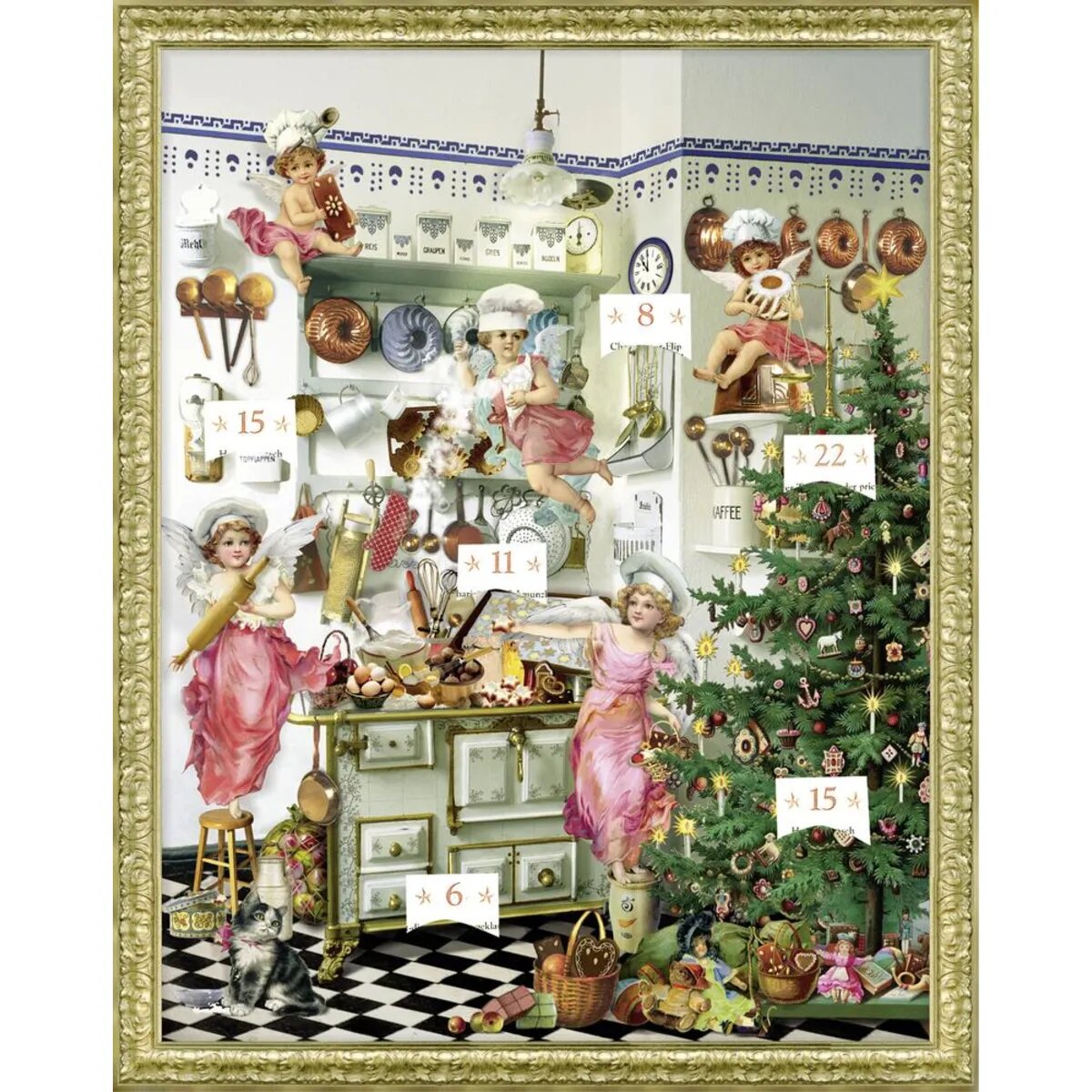 Coppenrath Zettel-Adventskalender Nostalgische Adventsküche