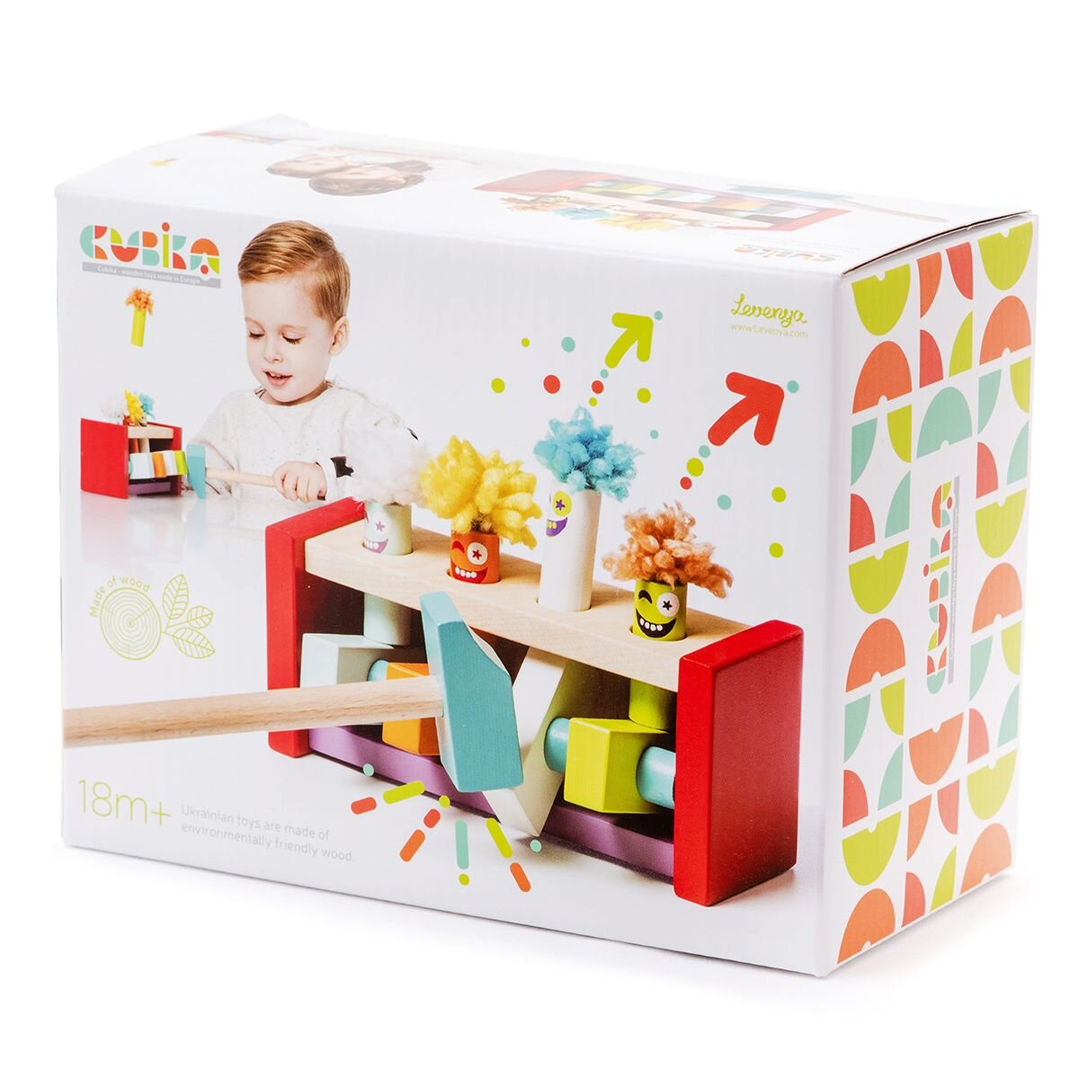 Cubika Hammerspielzeug «Springende Clowns»
