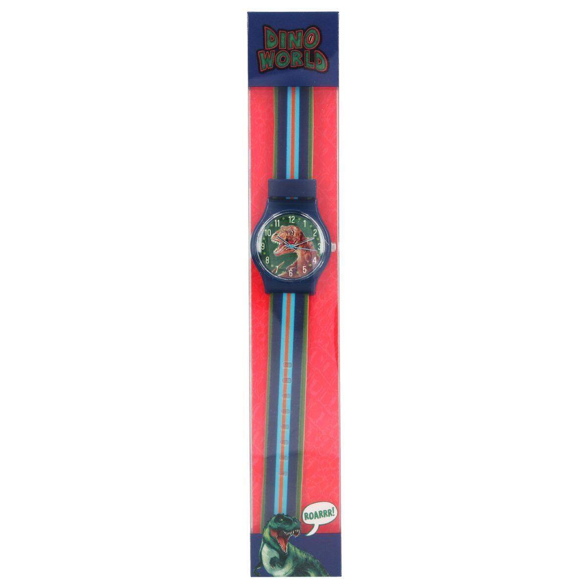 Depesche Dino World Silikon-Armbanduhr, sortiert