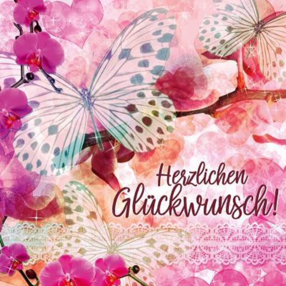 Depesche Klappkarte 3D Foto, quadratisch, 1 Stück, sortiert