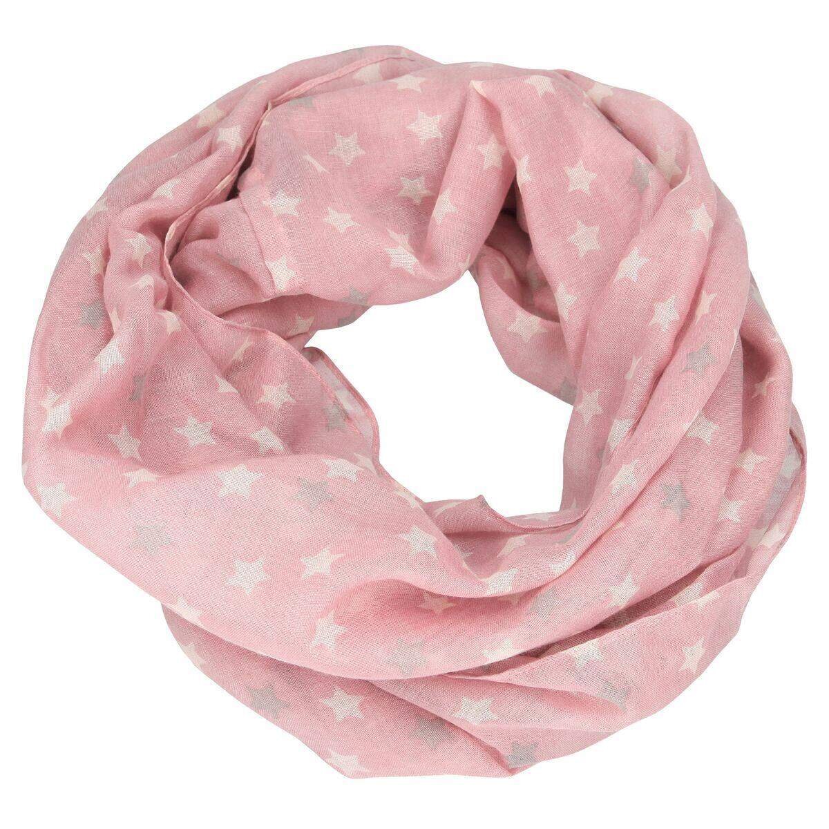 Depesche TOPModel Loopschal Sterne, rosa