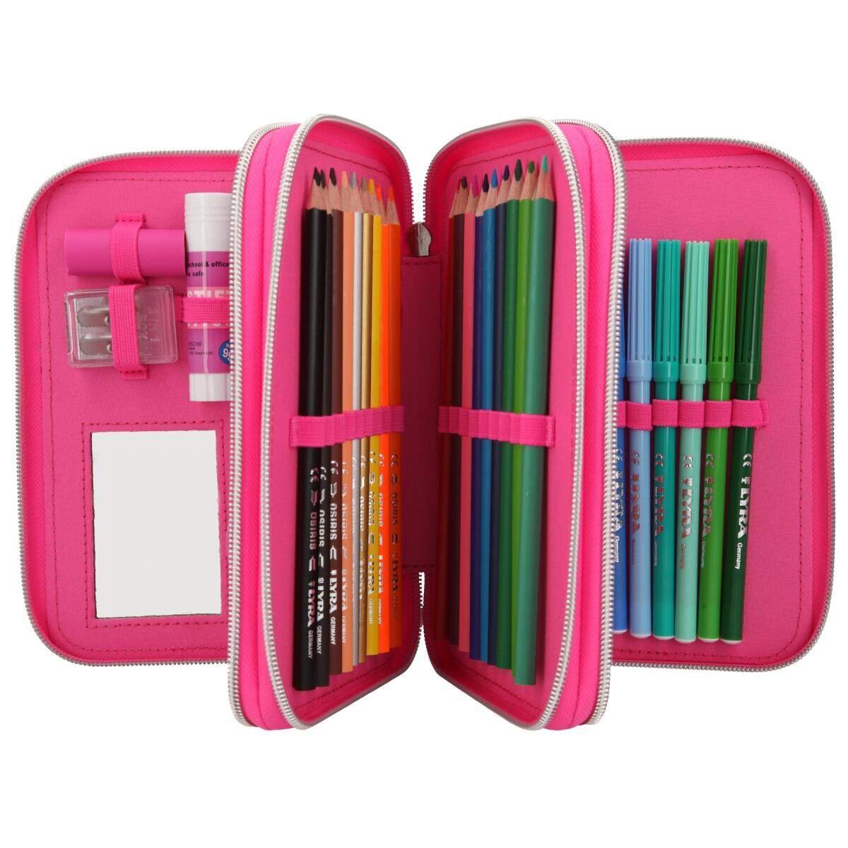 Depesche Miss Melody 3-Fach Federtasche Pink