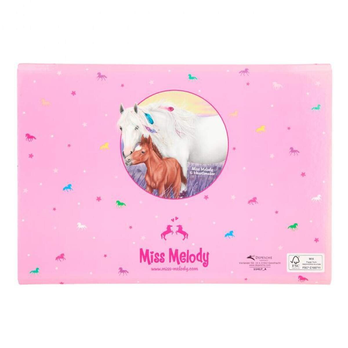 Depesche Miss Melody Briefpapier in Fächermappe