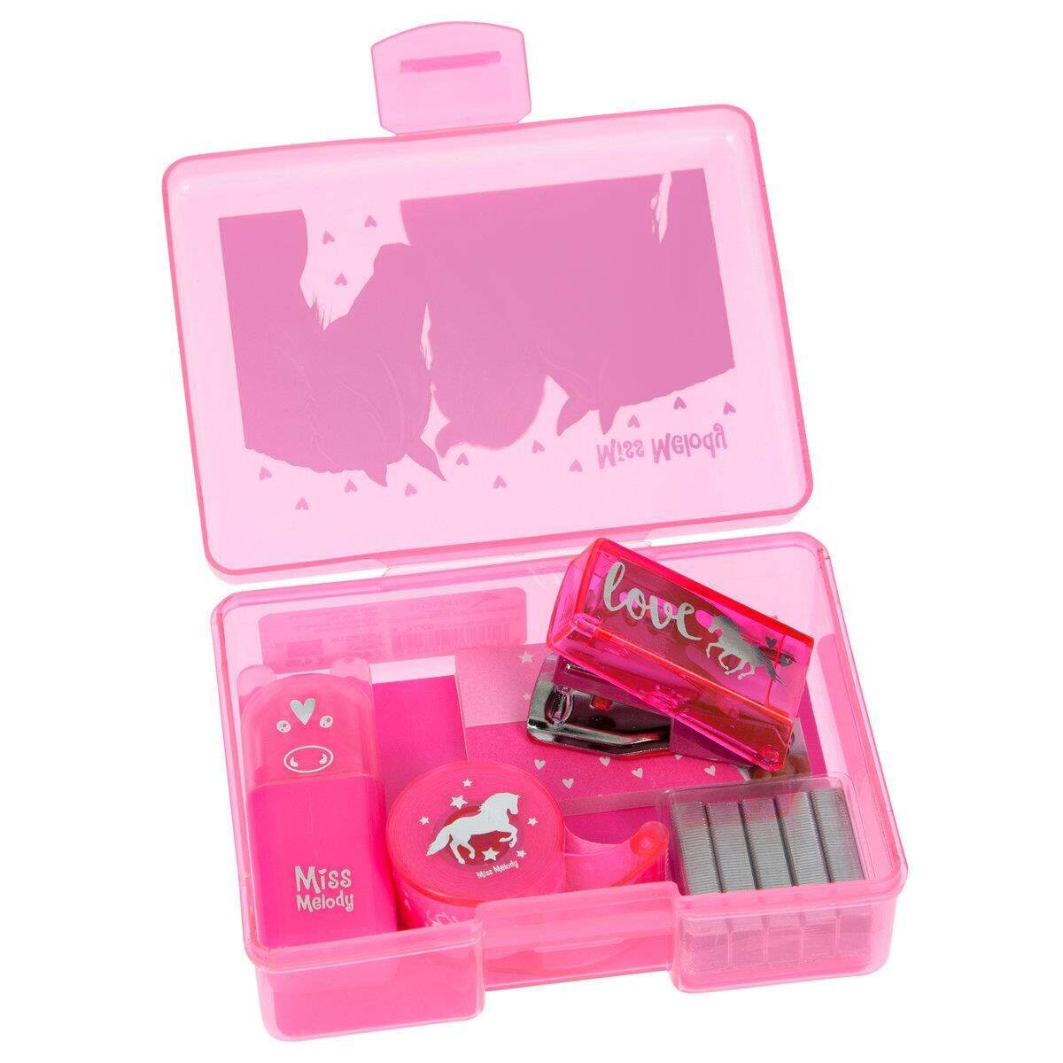 Depesche Miss Melody Mini Schreibtisch Set in kleiner Box, sortiert