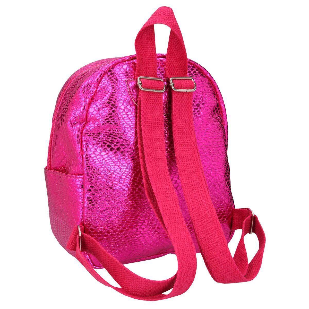 Depesche TOPModel kleiner Rucksack Schlangenprägung pink