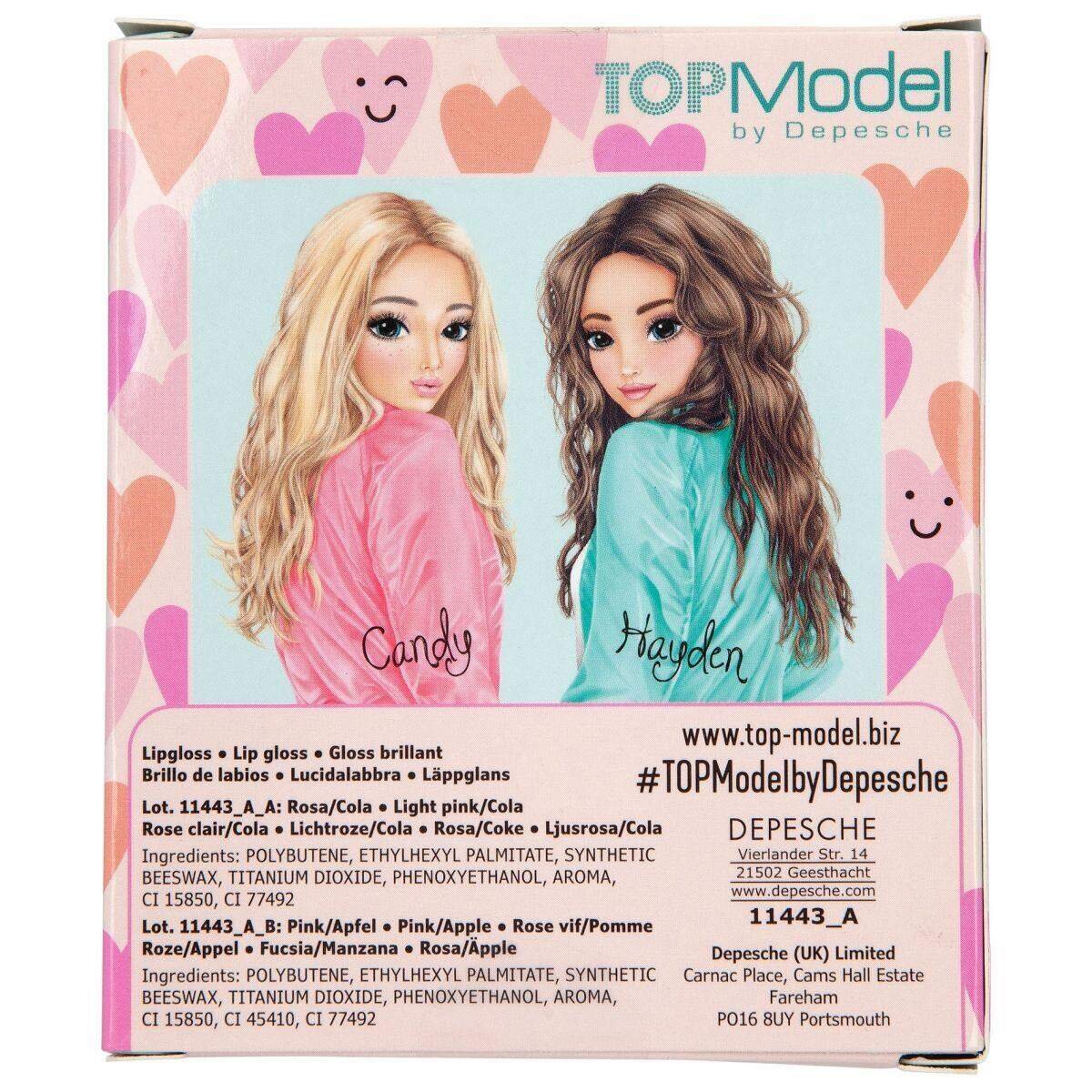 Depesche TOPModel Lipgloss Set BFF, 1 Packung, 2-fach sortiert