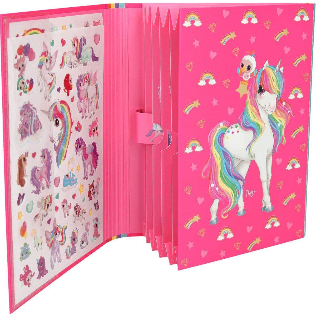 Depesche Ylvi & the Minimoomis Briefpapier in Fächermappe, Einhörner