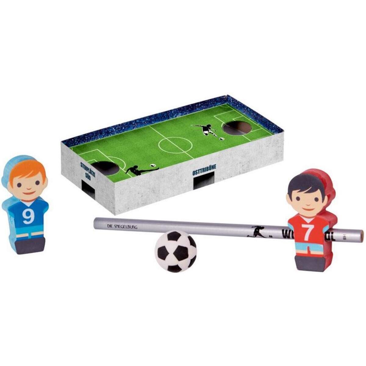Die Spiegelburg Bleistifte und Radierer-Set Fußball Wild+Cool