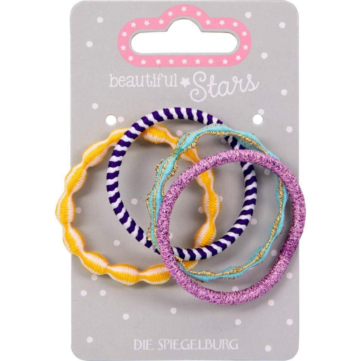 Die Spiegelburg Haargummi Set no.1 - beautiful Stars, 3er Set, 3-fach sortiert